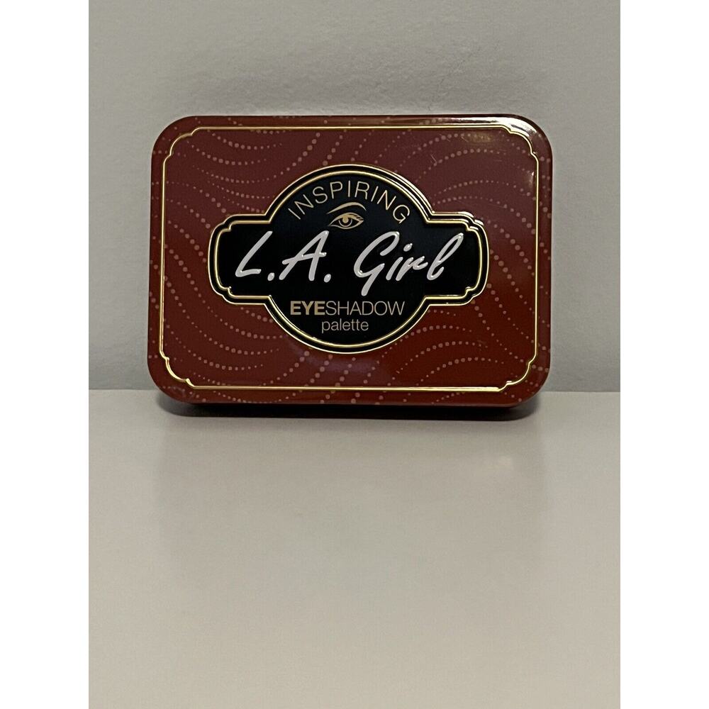 Inspiring L.A. Girl Eyeshadow Palette Travel Tin Case w Mirror Variety Eye Color